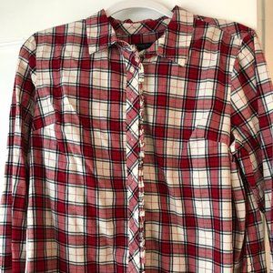 Plaid flannel shirt